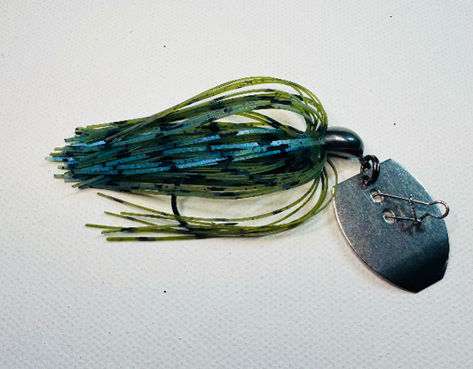 Candy Green Sunfish Bladed Bass Jig