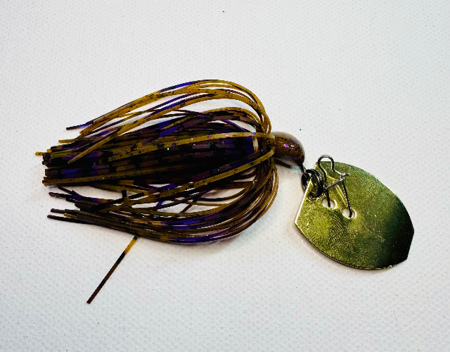 Pumpkin Jelly Bladed Bass Jig