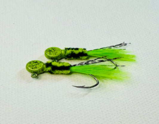 Chartreuse Pepper Crappie Jig