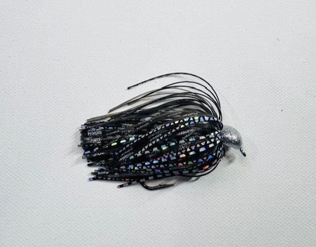 Smoke Shad Bladed Bass Jig